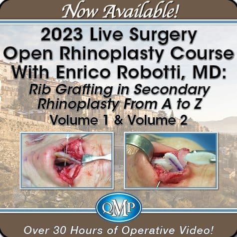 Live Surgery Open Rhinoplasty — Rib Grafting in Secondary Rhinoplasty (2-Volume Video Series)
