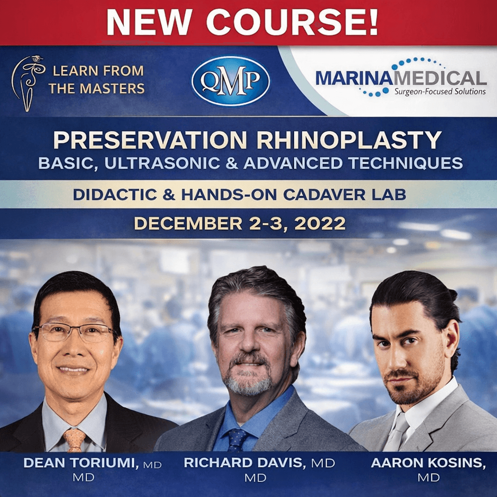 Preservation Rhinoplasty — Basic, Ultrasonic & Advanced Techniques (BYTM 6)