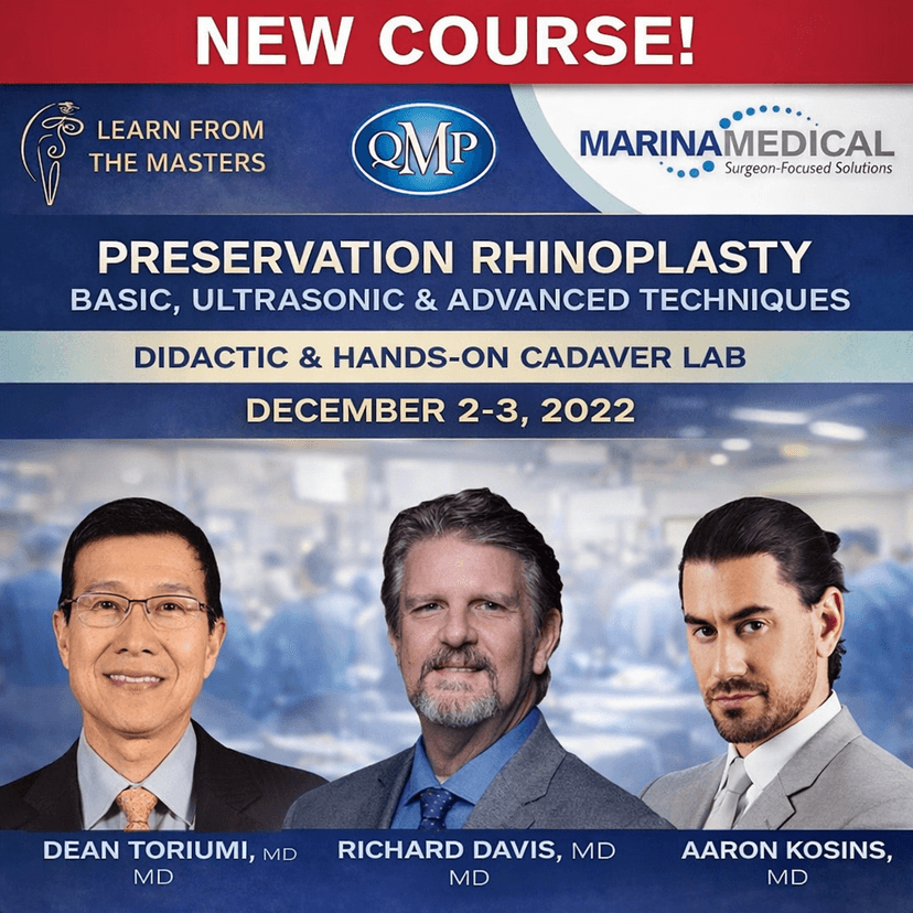 Preservation Rhinoplasty — Basic, Ultrasonic & Advanced Techniques (BYTM 6)