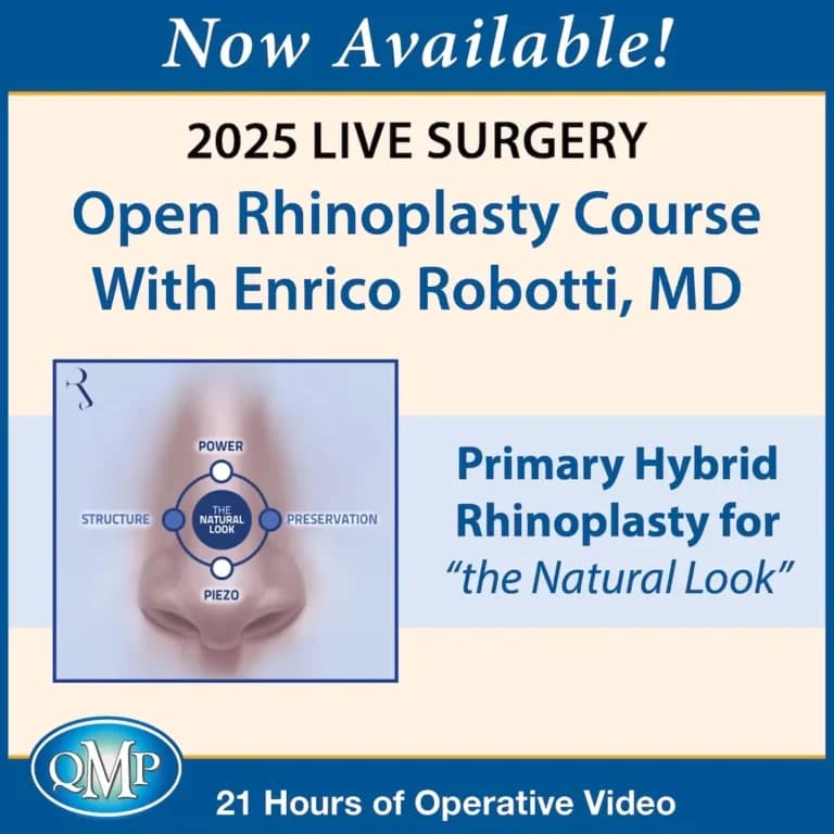 Enrico Robotti, MD, Live Surgery: Open Rhinoplasty (2025) Primary Hybrid Rhinoplasty for the Natural Look
